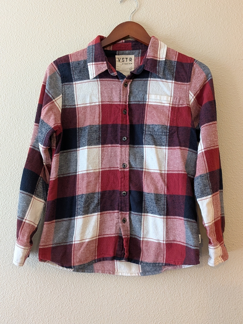 VSTR Kids Red Plaid Button-Front Shirt